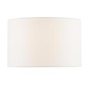 refined ivory linen drum lampshade 25cm - Stillorgan Decor image