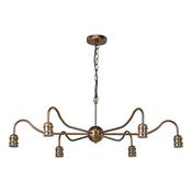 grand antique bronze six light pendant – fitting only - Stillorgan Decor image