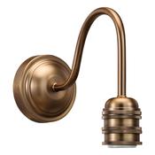 versatile antique bronze wall light bracket – fitting only - Stillorgan Decor