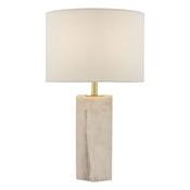 elegant pink marble effect table lamp with shade - Stillorgan Decor image
