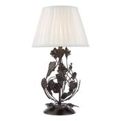 elegant matt black table lamp with textured shade - Stillorgan Decor image