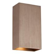 refined satin bronze two light up and down wall light - Stillorgan Decor image