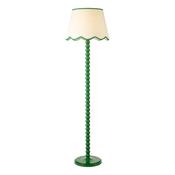 statement green floor lamp with coordinating shade - Stillorgan Decor image