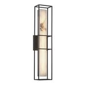 statement matt black large alabaster led wall light - Stillorgan Decor image
