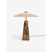 made.com black/brown heath marble table lamp - Stillorgan Decor image