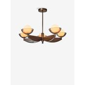 made.com wood large layla 5 light ceiling light - Stillorgan Decor image