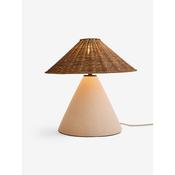 made.com natural marlowe ceramic table lamp - Stillorgan Decor image