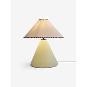made.com sage green marlowe ceramic table lamp - Stillorgan Decor image