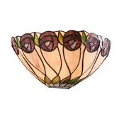 refined hutchinson tiffany stained glass wall light - Stillorgan Decor image