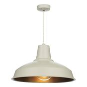 bespoke hand-painted 1930s factory pendant with rolled edge - Stillorgan Decor