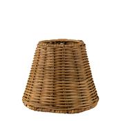 Natural Dark Brown Rattan 15cm Empire Lamp Shade - Stillorgan Decor image