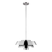 timeless polished nickel single pendant ceiling light - Stillorgan Decor image