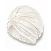Organic Mulberry Silk Bonnet | Ivory White image