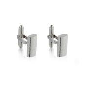 Ellipse Cufflinks - Textured image