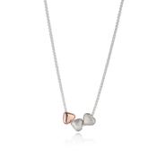 Tiny Hearts Two-Tone Necklace image