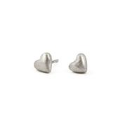 Tiny Hearts Silver Earrings image