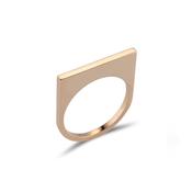 Straight Rose Gold Quintet Ring image