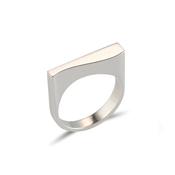 Wave Silver Quintet Ring image