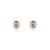 Blue Topaz Rosa Stud Earrings image