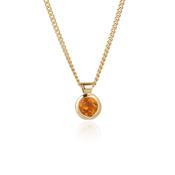 Citrine Rosa Pendant