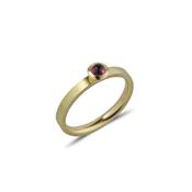 Gold Kaleidoscope Ring - Rhodolite Garnet image