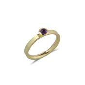 Gold Kaleidoscope Ring - Amethyst image