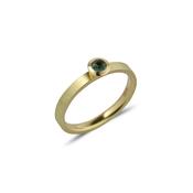 Gold Kaleidoscope Ring - Green Tourmaline image