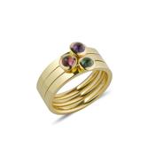 Gold Kaleidoscope Ring Set image