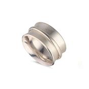 Wide Silver Spinning Ring image