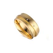 Gold and Diamond Spinning Ring
