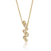 Stepping Stones Gold 7 Diamond Pendant image