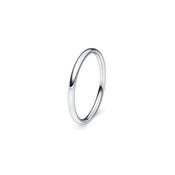 Narrow White Gold Wedding Ring image