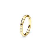 Flush Set Curved Diamond Band image