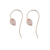 Nuppu Earrings with Rose Quartz image