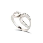 White Gold and Diamond Fine Tuohi Ring image