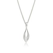 Silver Dancing Flame Pendant image