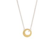 Tapered Circle Diamond Pendant image