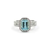 Aquamarine Cosmopolitan Ring image