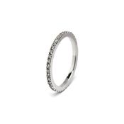 White Gold Castel 15 Diamond Band
