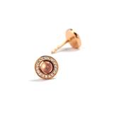 Rose Quartz Nectar Stud Earrings image
