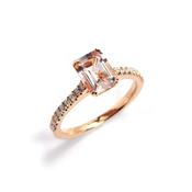 Morganite Roseanne Ring image