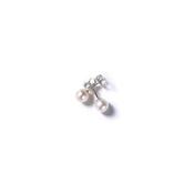 Medium Pearl Stud Earrings image