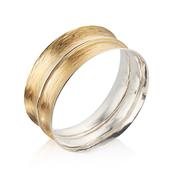 Golden Fine Lines Bangle image