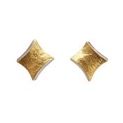 Golden Twist Stud Earrings image