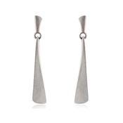 Flow Silver Drop Earrings image
