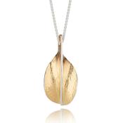Golden Fine Lines Long Pendant image