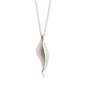 Shadow Lines Silver Long Pendant image