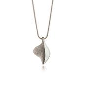 Shadow Lines Silver Pendant