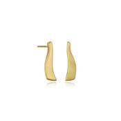 Gold Moving Tides Stud Earrings image