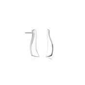 Silver Moving Tides Stud Earrings image